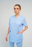 Блуза женская, серия "Медик", модель 10, Бязь цветная